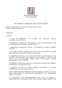 AISB NEWSLETTER Marzo 2014 - Associazione Italiana Studi