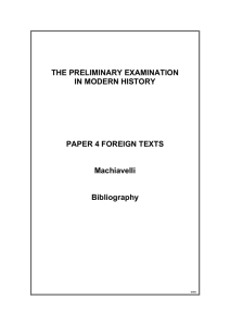 THE PRELIMINARY EXAMINATION IN MODERN
