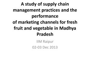 A study of supply chain management practices and the