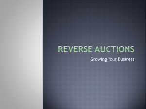 Reverse Auctions - National 8(a) Association