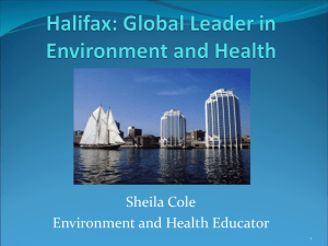 The view from Nova Scotia - Environmental Health Association of