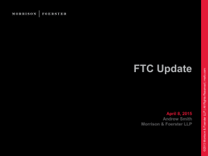 FTC Update - Online Lenders Alliance