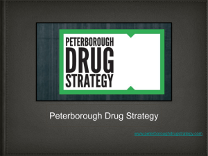 Peterborough Drug Strategy Presentation