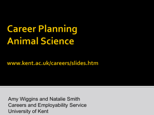 Animal Science - University of Kent