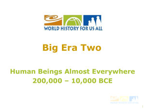Era Two - World History for Us All