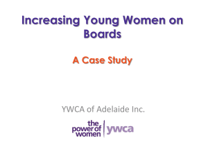 Increasing Board Opportunities for Young Women: A Case Study