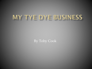 My Tye Dye Business - CATransitionAlliance