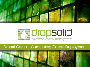 Dropsolid-dcamp AE - Automating Drupal Deployment