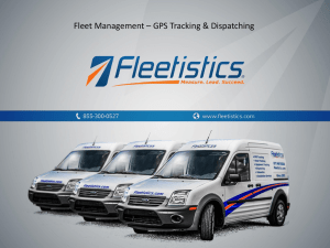 Live GPS Tracking and Dispatching