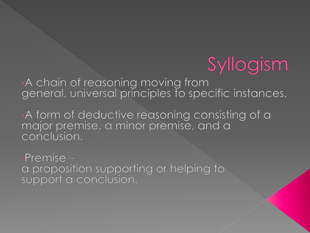 syllogism