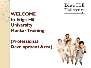 Mentor - Edge Hill University
