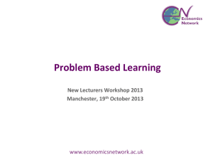 Presentation - problem based learning