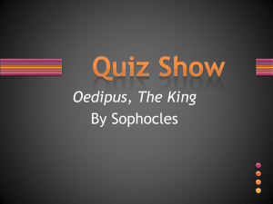 Oedipus Quiz Show