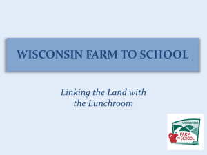 Farm to school 101″ PowerPoint - Center for Integrated Agricultural
