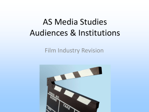 AS Media Studies Audiences & Institutions