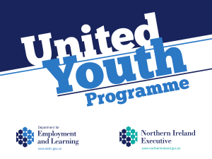 United Youth Programme - Department for Employment and Learning