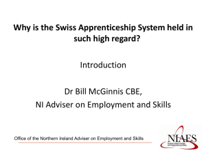 Title Subtitle - Department for Employment and Learning