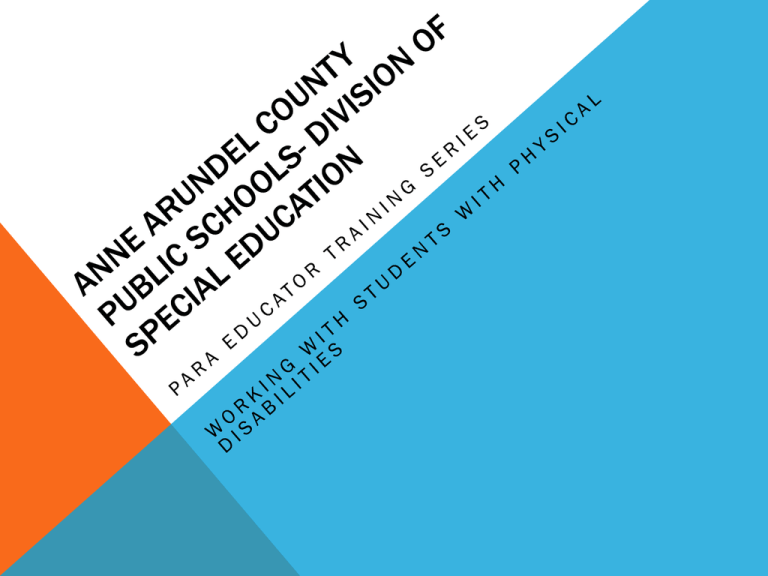 Role Of TSA TA Anne Arundel County Public Schools
