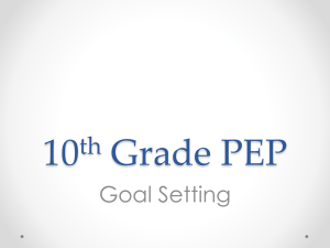 10th, Q2, Goal Setting - Denver Public Schools Counseling