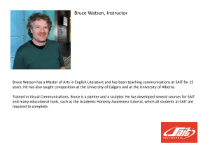 Bruce Watson, Instructor