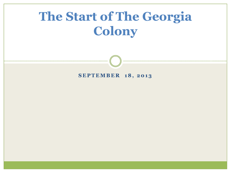 How Did Georgia Colony Get Its Name