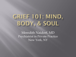 Grief 101: Mind, Body, & Soul