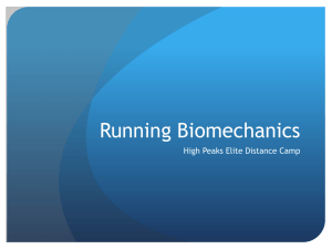 Biomechanics - High Peaks Elite Distance Camp