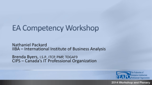 EACPW 1.4 - EA Competency Workshop