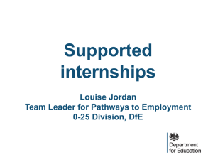 What are supported internships? - The Association of National