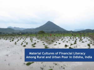 Material Cultures of Financial Literacy Among Rural and Urban Poor