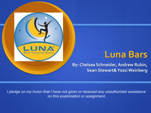 Luna Bars - Chelsea Schneider`s Webpage