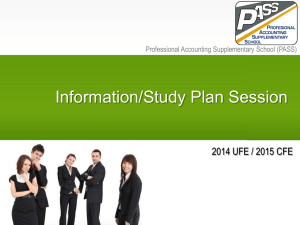 University Students - Information Session - 2014