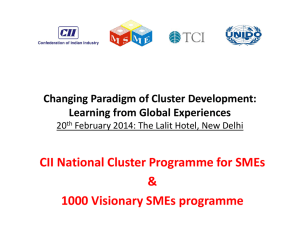 Changing Paradigm of Cluster Development