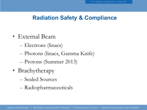 Radiation Safety & Compliance