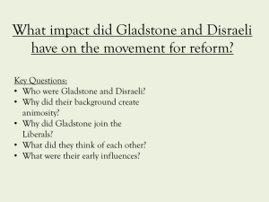 What impact did Gladstone and Disraeli have on the movement for