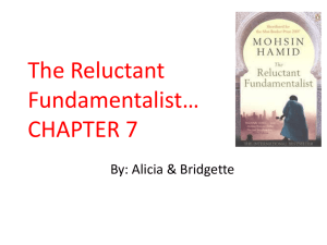 The Reluctant Fundamentalist CHAPTER 7
