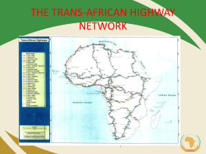The Trans-African Highway Network