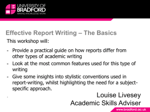 Eff-Report-Writing - University of Bradford