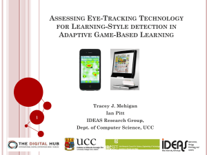 Assessing Eye-Tracking Technology for Learning