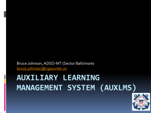About AuxLMS - Sector Baltimore