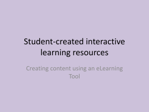 Students Collaborate to Produce eLearning Content