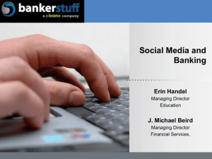 Social Media and Banking