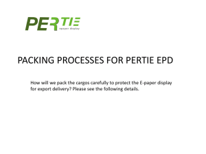 PERTIE-PACKING PROCESSES(ppt)