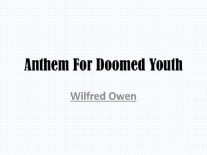 Anthem For Doomed Youth