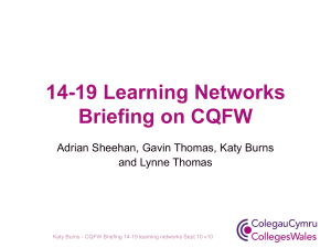 Updated CQFW briefing