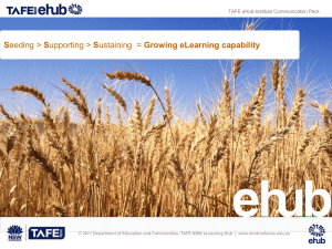 eHub Communication Powerpoint