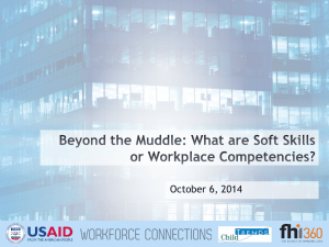 Beyond the Muddle: What are Soft Skills or Workplace Competencies?
