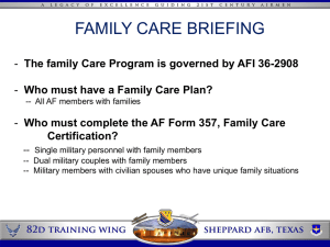 Family Care Brief Example (new window)
