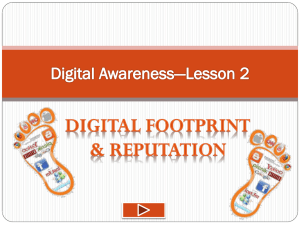 Digital Footprint PowerPoint