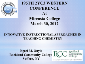 Innovative Instructional Approaches in Teaching Chemistry